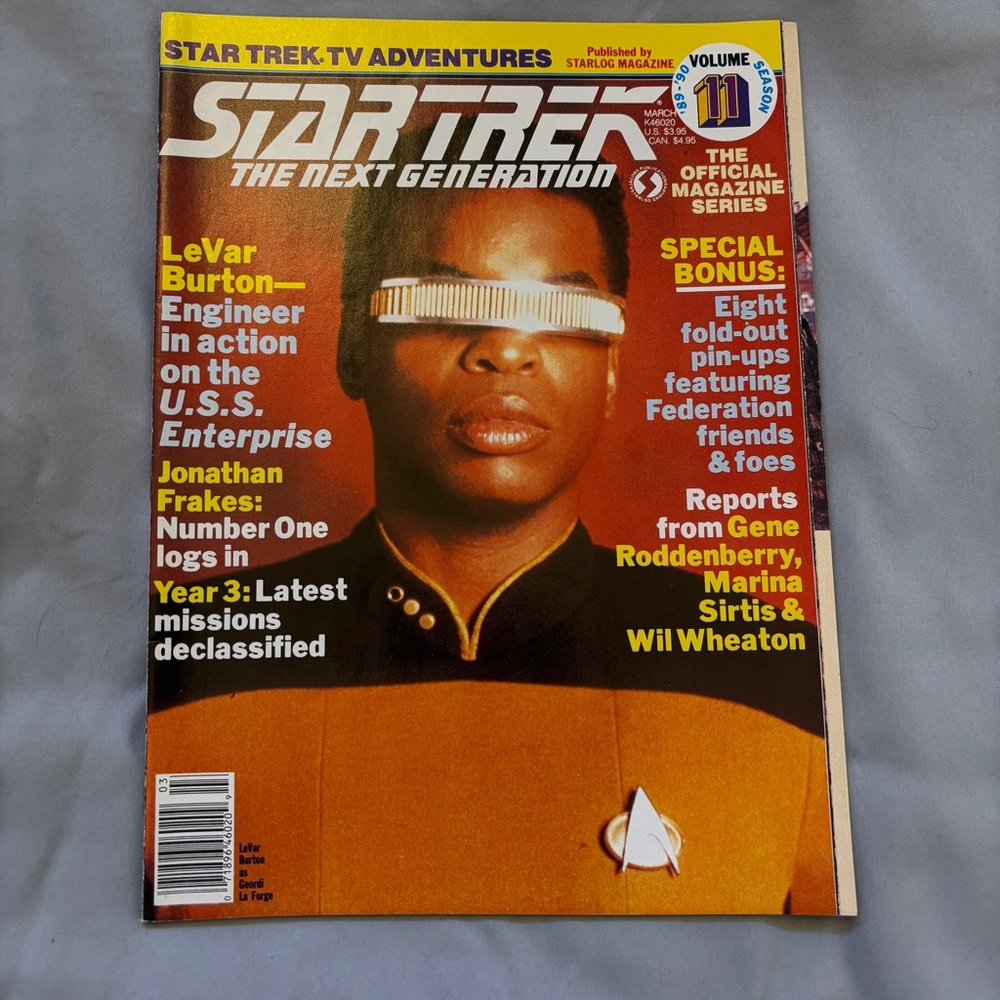 3/$20 Star Trek The Next Generation Magazine